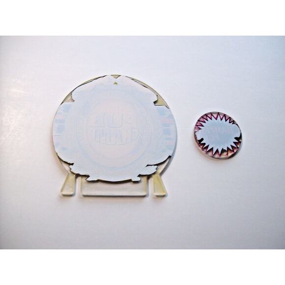 Champion Pub Pinball Promo Plastic Items Display and Keychain No Stands - Picture 3 of 6